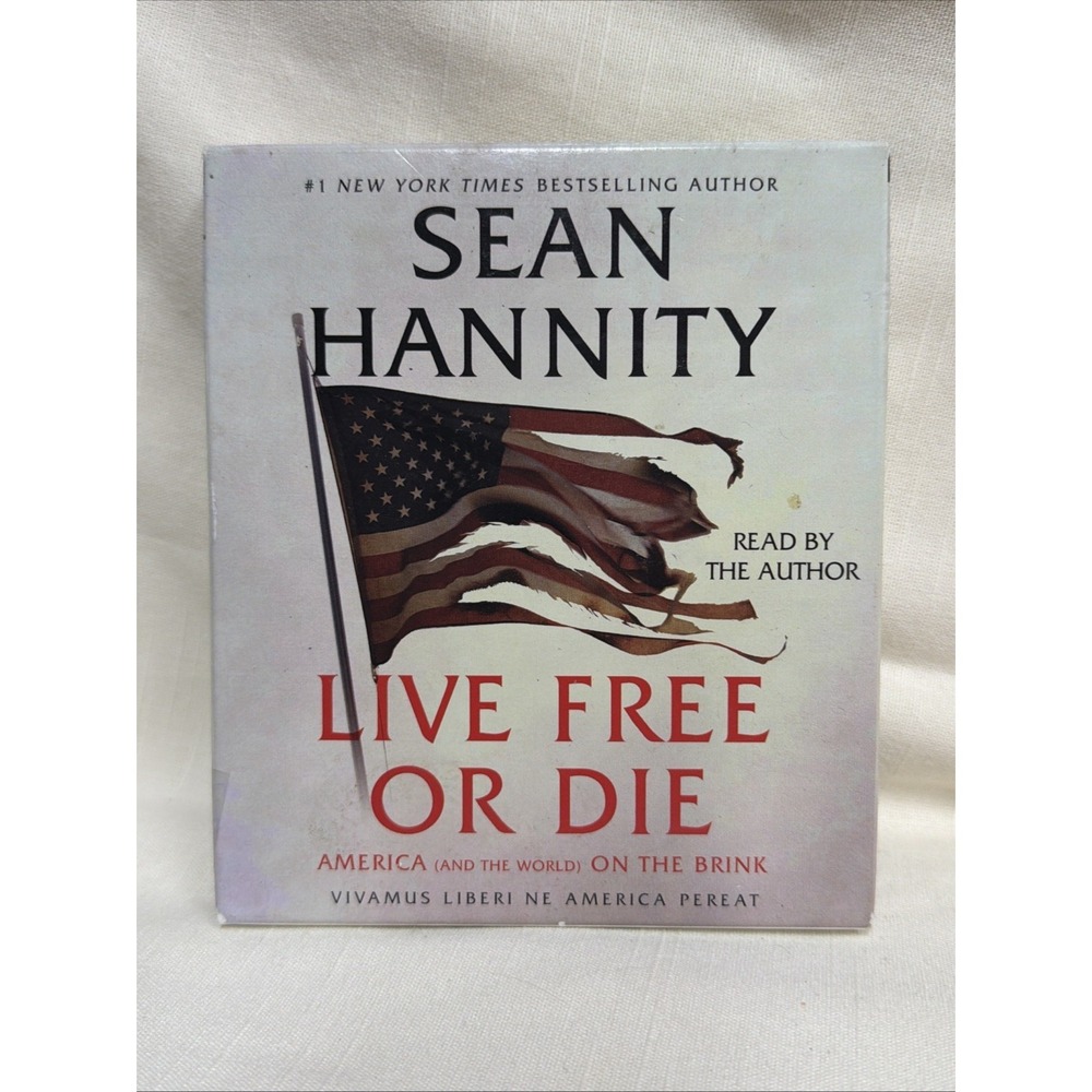 Live Free Or Die America On The Brink 9 CD Audio Book Sean Hannity